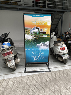 Standee Sắt 2 mặt 80x170
